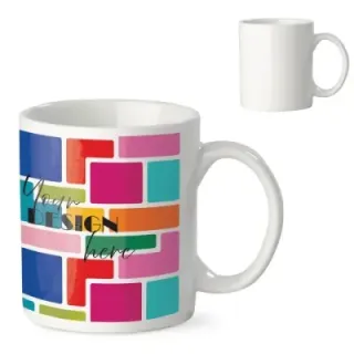Mug subli Oslo 300ml Budget - LT51165 (gadzety reklamowe)